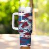Colorado Hockey 40oz Tumbler, Ice Hockey Fan Cup, Game Day Drinkware - Image 2
