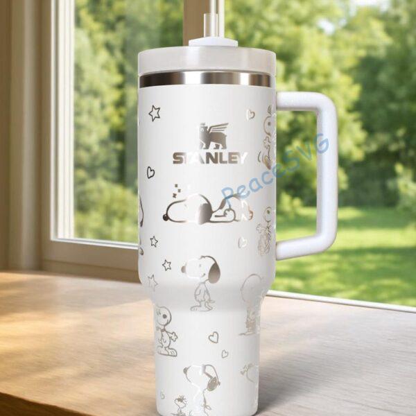 Alternative view of Laser Engraved Puppy Dog 40?oz Tumbler , Custom with Name