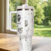 Magic 40oz Laser Tumbler Engraved , Fantasy Drinkware - Image 4