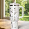 Magic 40oz Laser Tumbler Engraved , Fantasy Drinkware - Image 6