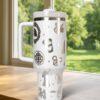 Custom name Brave Princess Laser Tumbler 40oz, Disney Handle Stainless Steel Tumbler - Image 2