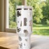 Custom name Brave Princess Laser Tumbler 40oz, Disney Handle Stainless Steel Tumbler - Image 3