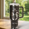 Custom name Brave Princess Laser Tumbler 40oz, Disney Handle Stainless Steel Tumbler - Image 4