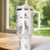 Custom Jasmine 40oz Tumbler Laser Engraved , Disney Princess Cup Handle Stainless Steel Tumbler - Image 4