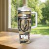 Vegas Golden Knights 40oz Tumbler, Ice Hockey Fan Tumbler, Game Day Drinkware