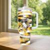 Pittsburgh Penguin 40oz Tumbler, Ice Hockey Fan Tumbler, Game Day Drinkware