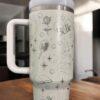 Laser Engraved Beauty and the Beast Tumbler 40oz Princess Rose Cup Insulated Hot And Cold - Image 2