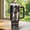 Custom Wonderland 40oz Tumbler Laser Engraved , Princess Coffee Cup Gift - Image 5