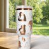 Custom Beauty & The Beast Theme Laser Engraved Tumbler 40oz , Personalized Tumbler with Name - Image 6
