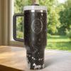 Custom Princess Cinderella Disney Tumbler 40oz Gift for Her, Stainless Steel Insulated Cup - Image 3