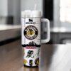 Chicago Blackhawks 40oz Tumbler, Ice Hockey Fan Tumbler, Game Day Drinkware - Image 4