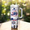 Winnipeg Jets 40oz Tumbler, Ice Hockey Fan Tumbler, Game Day Drinkware - Image 2
