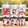 New Jersey Devils 40oz Tumbler, Ice Hockey Fan Tumbler, Game Day Drinkware - Image 2