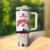 New Jersey Devils 40oz Tumbler, Ice Hockey Fan Tumbler, Game Day Drinkware - Image 5