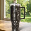 Movies Characters Tumbler Laser Engraved , 30oz/40oz Stainless Steel Tumbler - Image 5