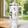 Personalized Little Mermaid Laser Engraved Tumbler, 30oz/40oz Stainless Steel Tumbler - Image 2