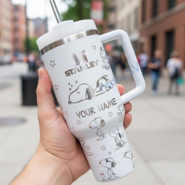 Personalized Puppy Dog 40oz Tumbler Laser Engraved Gift for Her or Him