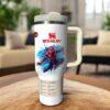 Spider-Man Tumbler, Super man 40oz Cup, Superhero Tumbler Cup, Movie Coffee Tumbler, Eddie Brock Tumbler, Symbiote Spider Insulated Tumbler - Image 5