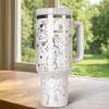 Dog Lover 40oz Tumbler Laser  Engraved , personalized gift for her - Image 4