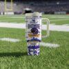 Personalized Baltimore Football Greatest Of All Time Team Legends 40oz Stainless Tumbler With Handle - Image 6
