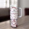 Twilight 40oz Tumbler, Edward Bella Drinkware Tumbler Cup - Image 5