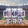 Personalized Buffalo Football 40oz Tumbler With Handle Gift For Him and Her - Image 7