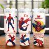 Spider-Man 40oz Tumbler Cup , Superhero Tumbler Personalized Marvel Drinkware - Image 6