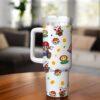 Super Mario 40oz Tumbler, Tumbler With Lid and Straw - Image 5