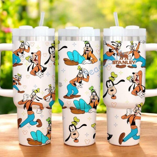 Alternative view of Custom Goofy 40oz Tumbler, Personalized Tumbler with Handle Tumblers