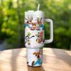 Custom Goofy 40oz Tumbler, Personalized Tumbler with Handle Tumblers