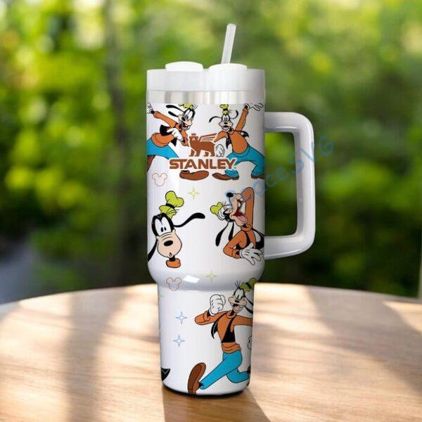 Custom Goofy 40oz Tumbler, Personalized Tumbler with Handle Tumblers