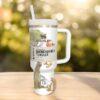 Winnie the Pooh 40oz Tumbler , Quencher Vintage and Classic Pooh Bear Cup - Image 5