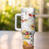 Classic Winnie the Pooh 40oz Tumbler , Quencher Vintage Pooh Bear Cup - Image 4