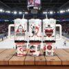 Personalized Carolina Hurricane Hockey 40oz Tumbler With Handle, Hockey Gift For Fan