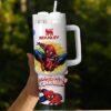 Custom Spiderman 40oz Tumbler, Spider Cup Gift, Superhero Handle Stainless Steel Tumbler - Image 6