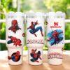 Custom Spider-man 40oz Tumbler, Spider Cup Gift, Superhero Handle Stainless Steel Tumbler - Image 2