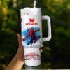 Custom Spider-man 40oz Tumbler, Spider Cup Gift, Superhero Handle Stainless Steel Tumbler - Image 6