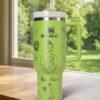 Custom Tiana 40oz Tumbler Laser Engraved , Princess Cup Handle Stainless Steel Tumbler