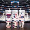 Personalized Winnipeg Jets 40oz Tumbler With Handle, Hockey Gift For Fan - Image 3