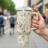 Classic Mouse Characters Laser Engraved 40oz Tumbler , Engraved Travel Cup for Disneyland - Image 8