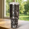 Personalized Valentine Mouse Minnie Laser Engraved Tumbler, Disney Couples Coffee Tumbler, Gift For Her - Image 7