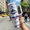 Custom Name New York Islanders 40oz Tumbler With Handle, Ice Hockey Fan Gift