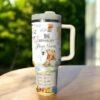 Personalized Winnie the Pooh 40oz Tumbler , Quencher Vintage Pooh Bear Cup - Image 6