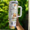 Personalized  Winnie the Pooh 40oz Tumbler , Quencher Vintage Pooh Bear Cup