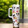 Personalized Mickey Mouse 40oz Tumbler Cup ? Cartoon Stainless Steel Travel Mug Gift - Image 4