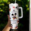 Personalized Mickey Mouse 40oz Tumbler Cup ? Cartoon Stainless Steel Travel Mug Gift - Image 6