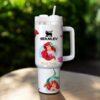 Personalized Princess Ariel 40oz Tumbler? Disney Princess Cup - Image 3