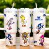 Personalized Cartoon Characters 40 oz Tumbler Cup Gift for Gamers and Anime Lovers - Image 2