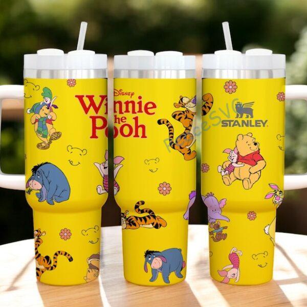 Alternative view of Personalized Winnie the Pooh 40oz Tumbler , Disney Bear Gift, Honey Cup