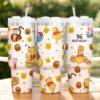 Custom Winnie the Pooh 40oz Tumbler , Disney Bear Gift, Honey Cup - Image 2